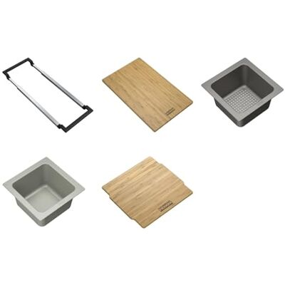 Franke Universal Accessory All-In Set 2 Skärbräda, Plastinsats, Plastlåda och Teleskopisk Bro 112.0655.482 Franke Universal Accessory All-In Set 2 Skärbräda, Plastinsats, Plastlåda och Teleskopisk Bro 112.0655.482