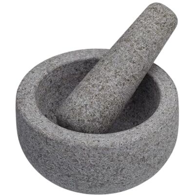 MasterClass Mortel och mortelset, granit, effektiv och snygg, för örter och kryddor etc., 12 cm, i låda, grå MasterClass Mortel och mortelset, granit, effektiv och snygg, för örter och kryddor etc., 12 cm, i låda, grå