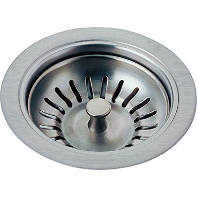 Delta Faucet 72010-AR Flange and Strainer Kitchen Sink, Arctic Stainless Delta Faucet 72010-AR Flange and Strainer Kitchen Sink, Arctic Stainless