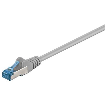 goobay 92639 CAT 6a patchkabel, Ethernet-kabel, dubbel skärmad, S-FTP upp till 10 000 Mbits, 500 Mhz, halogenfri kopparkabel, RJ-45-kontakt, guldpläterade kontakter, 20 m, grå goobay 92639 CAT 6a patchkabel, Ethernet-kabel, dubbel skärmad, S-FTP upp till 10 000 Mbits, 500 Mhz, halogenfri kopparkabel, RJ-45-kontakt, guldpläterade kontakter, 20 m, grå