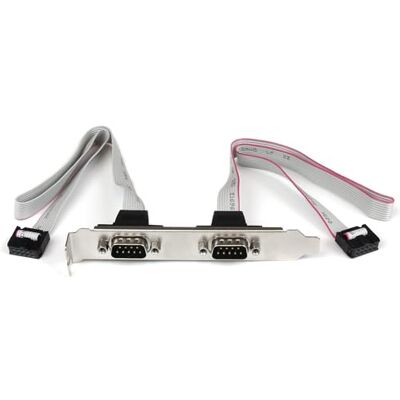 StarTech .com 2-portars seriell DB9-kortplats med 10 stift (IDC 10) pinheader-kabel 40 cm StarTech .com 2-portars seriell DB9-kortplats med 10 stift (IDC 10) pinheader-kabel 40 cm