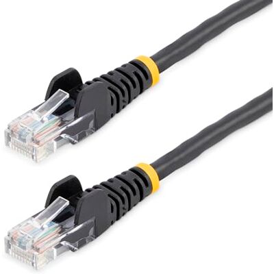 StarTech .com 30,5 m svart Cat5e Snagless RJ45 UTP-patchkabel – 30,5 m patchkabel – Ethernet patchkabel – RJ45 hane till hane katt 5e-kabel (45PATCH100BK) StarTech .com 30,5 m svart Cat5e Snagless RJ45 UTP-patchkabel – 30,5 m patchkabel – Ethernet patchkabel – RJ45 hane till hane katt 5e-kabel (45PATCH100BK)