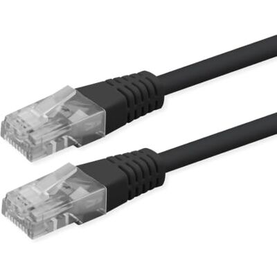 ROLINE Patchkabel Cat.6 (klass E), UTP, PoE, svart, 5 m ROLINE Patchkabel Cat.6 (klass E), UTP, PoE, svart, 5 m