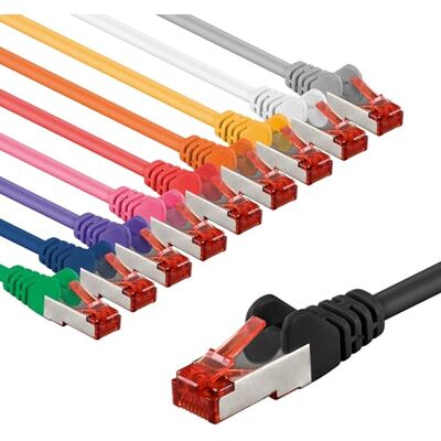 goobay 69807 CAT 6a nätverkskabel med RJ45-kontakter/S/FTP/patchkabel 2-vägs skärmad/Lan kabel 10 GB Ethernet/10 x 5 m/10 färgset bulletpoints goobay 69807 CAT 6a nätverkskabel med RJ45-kontakter/S/FTP/patchkabel 2-vägs skärmad/Lan kabel 10 GB Ethernet/10 x 5 m/10 färgset bulletpoints