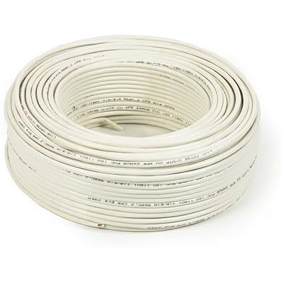 LINK UTP SOLID KABEL FÖR Nätverk KATEGORI 5E PVC AWG24 MATERIAL CCA MATASSA MT 100 KLASS CPR ECA GUAINA VIT LINK UTP SOLID KABEL FÖR Nätverk KATEGORI 5E PVC AWG24 MATERIAL CCA MATASSA MT 100 KLASS CPR ECA GUAINA VIT