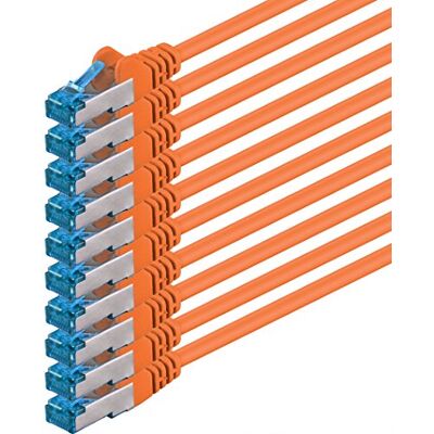 1aTTack.de 1aTTack 2 m Cat6 Cat6a Lan RJ45 8P8C 10 Gbps orange ethernet-kabel 10 st 1aTTack.de 1aTTack 2 m Cat6 Cat6a Lan RJ45 8P8C 10 Gbps orange ethernet-kabel 10 st
