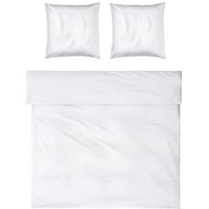 Möve Noblesse sängkläder, 200 x 200 cm + 2 x 80 x 80 cm av 100% bomull, vit/champagne Möve Noblesse sängkläder, 200 x 200 cm + 2 x 80 x 80 cm av 100% bomull, vit/champagne