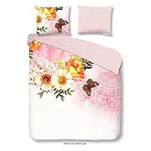 Good Morning God morgon Fly Away 100% bomull påslakan set – 1 påslakan 220 x 240 cm och 2 örngott 60 x 70 cm – rosa Good Morning God morgon Fly Away 100% bomull påslakan set – 1 påslakan 220 x 240 cm och 2 örngott 60 x 70 cm – rosa