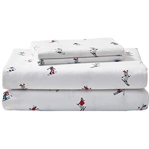 Eddie Bauer Sängkläder, lakan, varm ventilerande bomullsflanell med djupa fickor, borstade för extra mjukhet, mysig heminredning, Oeko-Tex-certifierad (Ski Slope, hel) Eddie Bauer Sängkläder, lakan, varm ventilerande bomullsflanell med djupa fickor, borstade för extra mjukhet, mysig heminredning, Oeko-Tex-certifierad (Ski Slope, hel)