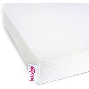 babybay Jersey dra-på-lakan Deluxe lämplig för modellerna Maxi, midi, boxhopping, komfort och komfort Plus, off-White, 89 x 50 cm (1-pack) babybay Jersey dra-på-lakan Deluxe lämplig för modellerna Maxi, midi, boxhopping, komfort och komfort Plus, off-White, 89 x 50 cm (1-pack)