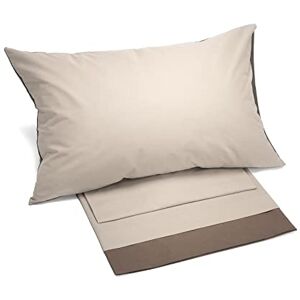 Caleffi Bikolor Sängöverdrag Bomull, Moka, Single, 63567, Caleffi Bikolor Sängöverdrag Bomull, Moka, Single, 63567,