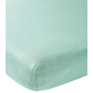 Meyco Baby Uni underlakan för vaggan (underlakan med mjuk jerseykvalitet, tillverkad av 100% bomull, perfekt passform tack vare elastisk dragsko runt om, andas, mått: 40 x 80 / 90cm), New Mint Meyco Baby Uni underlakan för vaggan (underlakan med mjuk jerseykvalitet, tillverkad av 100% bomull, perfekt passform tack vare elastisk dragsko runt om, andas, mått: 40 x 80 / 90cm), New Mint