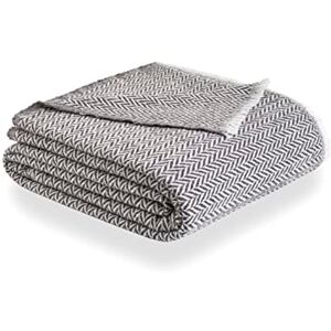 Todocama Bomullstäcke - För alla årstider, miljövänlig, 120x180 grå Todocama Bomullstäcke - För alla årstider, miljövänlig, 120x180 grå