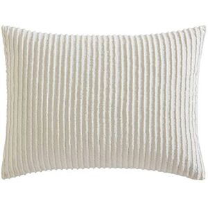 Beatrice Home Fashions kuddöverdrag i ribbad chenille, standardstorlek, färgnamn: ”Ivory” Beatrice Home Fashions kuddöverdrag i ribbad chenille, standardstorlek, färgnamn: ”Ivory”