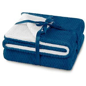 Shleepy 70x150 Blå Dubbelsidig Mikrofiberfilt - Filt Shleepy 70x150 Blå Dubbelsidig Mikrofiberfilt - Filt