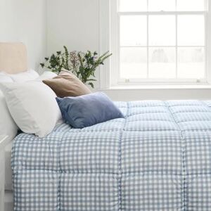 NIGHT LARK – täckfritt täcke – 4,5 Tog – kung – Gingham kollektion – lyxiga sängkläder – allergivänliga – maskintvättbar – skymningsblå NIGHT LARK – täckfritt täcke – 4,5 Tog – kung – Gingham kollektion – lyxiga sängkläder – allergivänliga – maskintvättbar – skymningsblå
