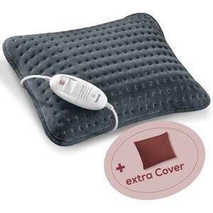 Beurer HK 48 Cosy soffvärmekudde med snabb uppvärmning, 3 belysta temperaturinställningar och automatisk avstängning, extra mjuk vändbar kudde, med extra filtöverdrag, röd Beurer HK 48 Cosy soffvärmekudde med snabb uppvärmning, 3 belysta temperaturinställningar och automatisk avstängning, extra mjuk vändbar kudde, med extra filtöverdrag, röd