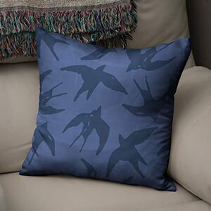 Bonamaison dekorativt kuddöverdrag blå prydnadskudde överdrag, heminredning örngott för vardagsrum, soffa, sovrum, storlek: 50 x 50 cm – designad och tillverkad i Turkiet Bonamaison dekorativt kuddöverdrag blå prydnadskudde överdrag, heminredning örngott för vardagsrum, soffa, sovrum, storlek: 50 x 50 cm – designad och tillverkad i Turkiet