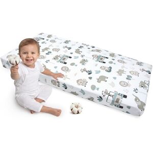 Medi Partners Mint Zoo Biela 120x60 - Fitted Sheet Medi Partners Mint Zoo Biela 120x60 - Fitted Sheet