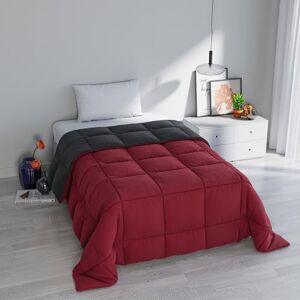 Italian Bed Linen Italiensk sängkläder ELEGANT vintertäcke, bordeaux/mörkgrå, 220 x 260 cm Italian Bed Linen Italiensk sängkläder ELEGANT vintertäcke, bordeaux/mörkgrå, 220 x 260 cm