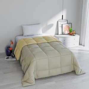 Italian Bed Linen Italiensk sängkläder ELEGANT vintertäcke, brungrått/grädde, 220 x 260 cm Italian Bed Linen Italiensk sängkläder ELEGANT vintertäcke, brungrått/grädde, 220 x 260 cm