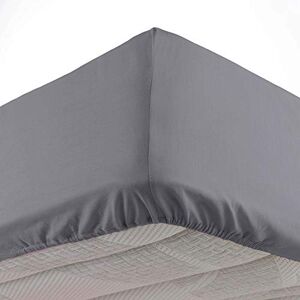BRICOLINE Oscar Antracit Microfiber Enkelt Lakan - Sängkläder BRICOLINE Oscar Antracit Microfiber Enkelt Lakan - Sängkläder