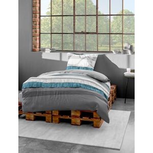 Bierbaum 6472_09 mako-satin-sängkläder designade i Tyskland, 200 x 200 cm och 2 x 80 x 80 cm, silver Bierbaum 6472_09 mako-satin-sängkläder designade i Tyskland, 200 x 200 cm och 2 x 80 x 80 cm, silver