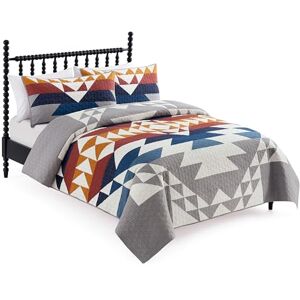 Pendleton 29272 Explorer King-California King påslakanset mjukt bomullssängöverdrag rustik heminredning överkast lyxigt överdrag set mysig lätt täcke och örngott set, kung, grå Pendleton 29272 Explorer King-California King påslakanset mjukt bomullssängöverdrag rustik heminredning överkast lyxigt överdrag set mysig lätt täcke och örngott set, kung, grå