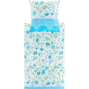 Bassetti Casablanca sängkläder + 1 örngott av 100% bomullssatin i färgen Celeste C1, mått: 135 x 200 1 K 80 x 80 cm – 9332098 Bassetti Casablanca sängkläder + 1 örngott av 100% bomullssatin i färgen Celeste C1, mått: 135 x 200 1 K 80 x 80 cm – 9332098