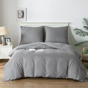 Good Nite Sängkläder set 135 x 200 cm 2 delar + 1 örngott 80 x 80 cm grå sängkläder set mikrofiber påslakan 135 x 200 cm mjuk Good Nite Sängkläder set 135 x 200 cm 2 delar + 1 örngott 80 x 80 cm grå sängkläder set mikrofiber påslakan 135 x 200 cm mjuk