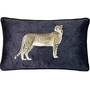 Paoletti Cheetah Forest kuddfodral, marinblå, 30 x 50 cm Paoletti Cheetah Forest kuddfodral, marinblå, 30 x 50 cm