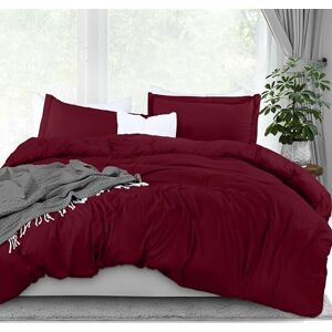 Utopia Bedding Utopia Sängkläder, påslakan, king size, – 1 påslakan med 2 örngott – 3 delar sängkläder täcke med dragkedja – mjuk borstad mikrofiber, 254 x 230 cm (vinröd) Utopia Bedding Utopia Sängkläder, påslakan, king size, – 1 påslakan med 2 örngott – 3 delar sängkläder täcke med dragkedja – mjuk borstad mikrofiber, 254 x 230 cm (vinröd)