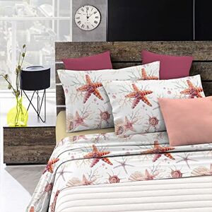 Italian Bed Linen Sogni e Capricci Fantasy lakanset i tryckt mikrofiber, sjöstjärna, dubbel Italian Bed Linen Sogni e Capricci Fantasy lakanset i tryckt mikrofiber, sjöstjärna, dubbel