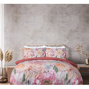 Sleepdown 100% ren bomull stor blommig multi mörk ros enkelt omvänt påslakan täcke örngott sängkläder set mjuk enkel skötsel – kung (230 cm x 200 cm) Sleepdown 100% ren bomull stor blommig multi mörk ros enkelt omvänt påslakan täcke örngott sängkläder set mjuk enkel skötsel – kung (230 cm x 200 cm)