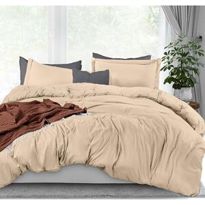 Utopia Bedding Utopia Sängkläder, påslakan, king size, set – 1 påslakan med 2 örngott – 3 delar täckesskydd med dragkedja – ultramjukt borstad mikrofiber, 254 x 228 cm (kung, beige) Utopia Bedding Utopia Sängkläder, påslakan, king size, set – 1 påslakan med 2 örngott – 3 delar täckesskydd med dragkedja – ultramjukt borstad mikrofiber, 254 x 228 cm (kung, beige)
