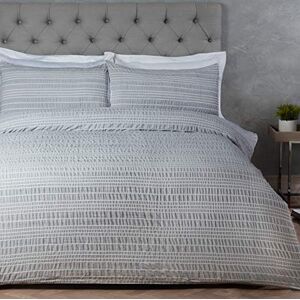 Sleepdown Bäddset med örngott, dubbelsäng, 200 x 200 cm, polyester, grå Sleepdown Bäddset med örngott, dubbelsäng, 200 x 200 cm, polyester, grå