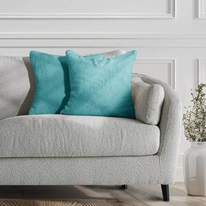 DecoKing 58442 2 delar 2 örngott 45 x 45 cm mikrofiber dragkedja fleece örngott turkos Henry DecoKing 58442 2 delar 2 örngott 45 x 45 cm mikrofiber dragkedja fleece örngott turkos Henry