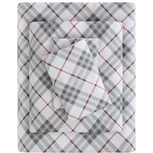 SLEEP PHILOSOPHY True North by Mysig flanell 100% bomull ultramjukt kallt väder lakanset sängkläder, kung, röd pläd SLEEP PHILOSOPHY True North by Mysig flanell 100% bomull ultramjukt kallt väder lakanset sängkläder, kung, röd pläd