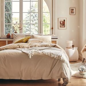 ESSIX Unikt påslakan i bomullsflanell chambray, frossa, 140 x 200 cm, ESSIX Unikt påslakan i bomullsflanell chambray, frossa, 140 x 200 cm,