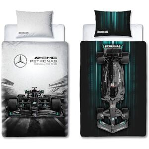 Character World Mercedes AMG Petronas officiellt enkelt påslakanset, horisont design grå vändbar 2-sidig formel 1 sängkläder överdrag officiella varor inklusive matchande örngott Character World Mercedes AMG Petronas officiellt enkelt påslakanset, horisont design grå vändbar 2-sidig formel 1 sängkläder överdrag officiella varor inklusive matchande örngott
