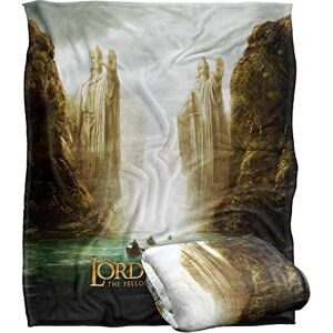 LOGOVISION LORD OF THE RINGS Filten, 152 x 127 cm Argonath affisch silkeslen touch supermjuk överkastfilt LOGOVISION LORD OF THE RINGS Filten, 152 x 127 cm Argonath affisch silkeslen touch supermjuk överkastfilt