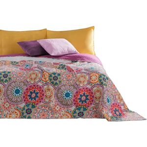 DecoKing Singel 170 x 210 vändbart överkast färgglada mandalas färgglada indiska orientaliska vita lila grön orange röd bibi DecoKing Singel 170 x 210 vändbart överkast färgglada mandalas färgglada indiska orientaliska vita lila grön orange röd bibi