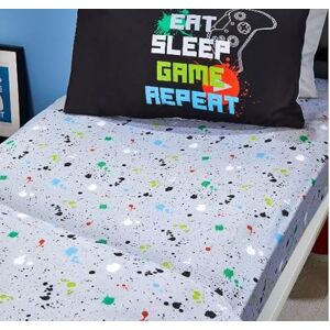 Bedlam – Grå spellakan – enkelt dra-på-lakan (190 x 90 x 28 cm) – spelsängar/spelsovrumstillbehör – Game Glow Collection Bedlam – Grå spellakan – enkelt dra-på-lakan (190 x 90 x 28 cm) – spelsängar/spelsovrumstillbehör – Game Glow Collection