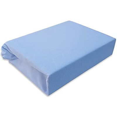 Mavantara Påslakan barnsäng inkontinens vattentät jersey med polyuretanmembran 60 x 120, 70 x 140, 80 x 160, högsta kvalitet, hög vikt 180 g/m2 (blå, 70 x 140 Mavantara Påslakan barnsäng inkontinens vattentät jersey med polyuretanmembran 60 x 120, 70 x 140, 80 x 160, högsta kvalitet, hög vikt 180 g/m2 (blå, 70 x 140