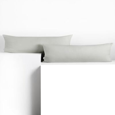 DecoKing 2 örngott 20 x 145 cm jersey 100% kammad bomull dragkedja silver bärnsten DecoKing 2 örngott 20 x 145 cm jersey 100% kammad bomull dragkedja silver bärnsten