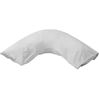 Emma Barclay Percale ortopedisk V-format örngott vit, polyester 50% bomull Emma Barclay Percale ortopedisk V-format örngott vit, polyester 50% bomull