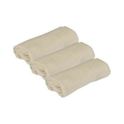 Bébé Douceur Set med 3 Langes 100% ekologisk bomull 60 x 60 cm uni beige naturlig Bébé Douceur Set med 3 Langes 100% ekologisk bomull 60 x 60 cm uni beige naturlig
