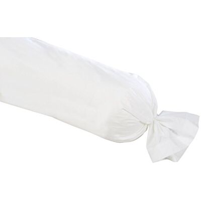 Nuit de France 331273 örngott vit bomull satin kudde lyxig finish bil rattskydd, vit, 90 Nuit de France 331273 örngott vit bomull satin kudde lyxig finish bil rattskydd, vit, 90