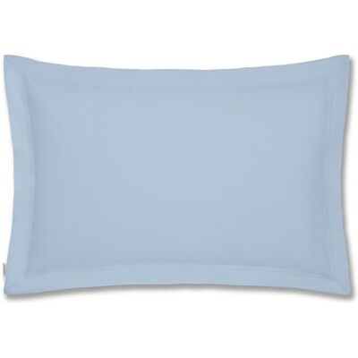 Bianca Cotton Soft Plain Dyed Cotton Percale Blue 200TC Oxford Pillowcase 50 x 80 cm Bianca Cotton Soft Plain Dyed Cotton Percale Blue 200TC Oxford Pillowcase 50 x 80 cm