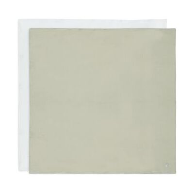 Jollein muslinduk baby – olivgrön/elfenbensvitt – 2-pack – 115 x 115 cm – 100% bomull – Oeko-TEX certifierad – babyskötfilt – olivgrön/elfenbensfärger Jollein muslinduk baby – olivgrön/elfenbensvitt – 2-pack – 115 x 115 cm – 100% bomull – Oeko-TEX certifierad – babyskötfilt – olivgrön/elfenbensfärger